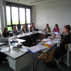 Projektni partnerji med posvetom (Foto: O.Š.)Ogled strokovnega kabineta Regional Community College of Amsterdam.